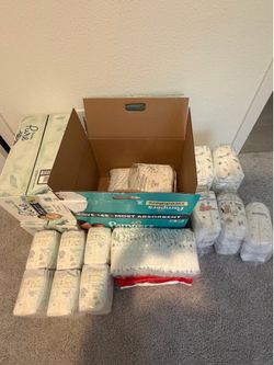 Size N and 1 mixed diapers