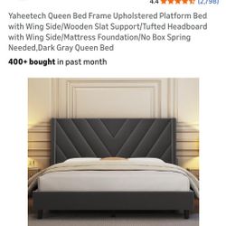 Brand New Queen Bedframe And Mattress 