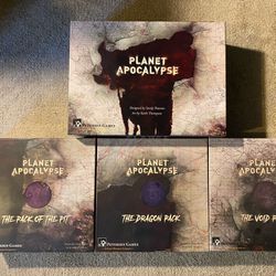 Planet Apocalypse Board Game + 3 Expansions!