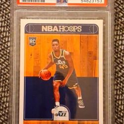 2017-18 NBA Hoops Donovan Mitchell Rookie Card PSA 10