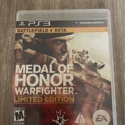 Medal Of Honor Warfighter PS3