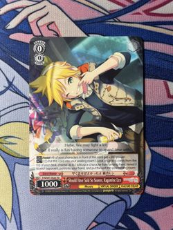 Hatsune Miku: Project Sekai Colorful Stage - Kagamine Len Weiss Schwarz Card