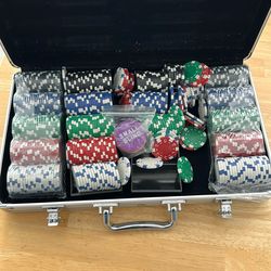 Poker Chip Set with Aluminum Case