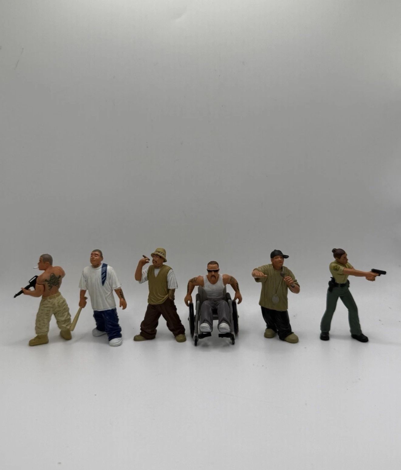 VINTAGE RARE LIL LOCSTERS FIGURES SERIES #7 COMPLETE SET IN ORIGINAL