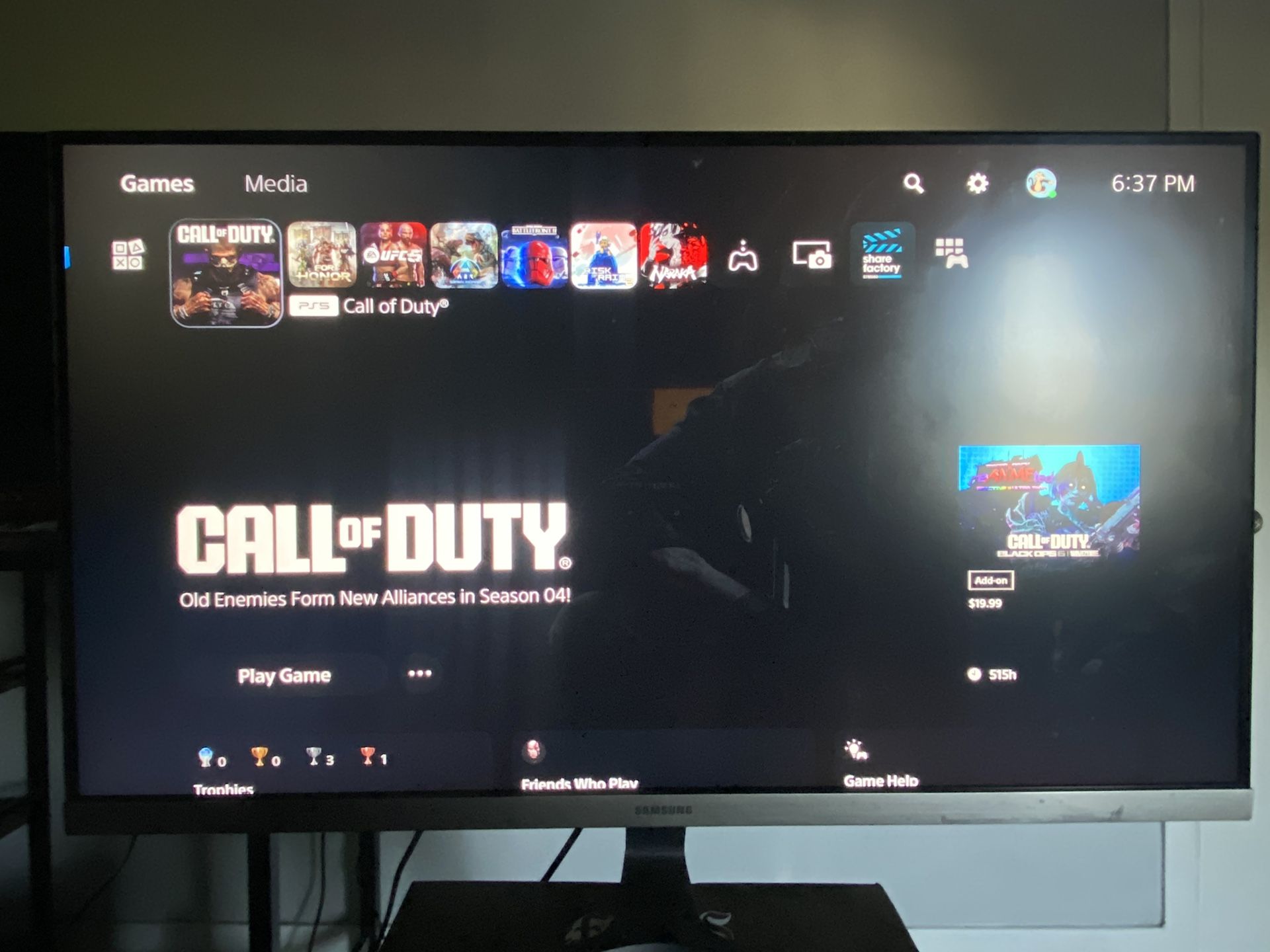 Samsung UR50 Series 28" IPS 4K UHD Monitor U28R550UQN