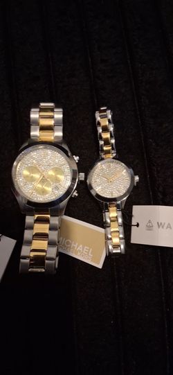 Brand new men and women Michael Kors  matching  watch set