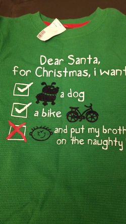 Christmas Thermal kids size 5/6