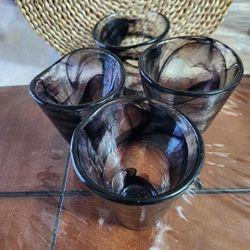 Glass Tumblers, Kosta Boda Mine Collection UHV 