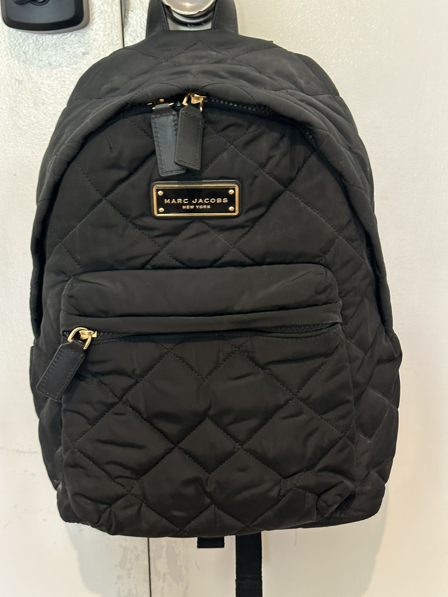 Marc Jacobs Quilted Backpack - Black