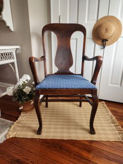 Antique oak chair