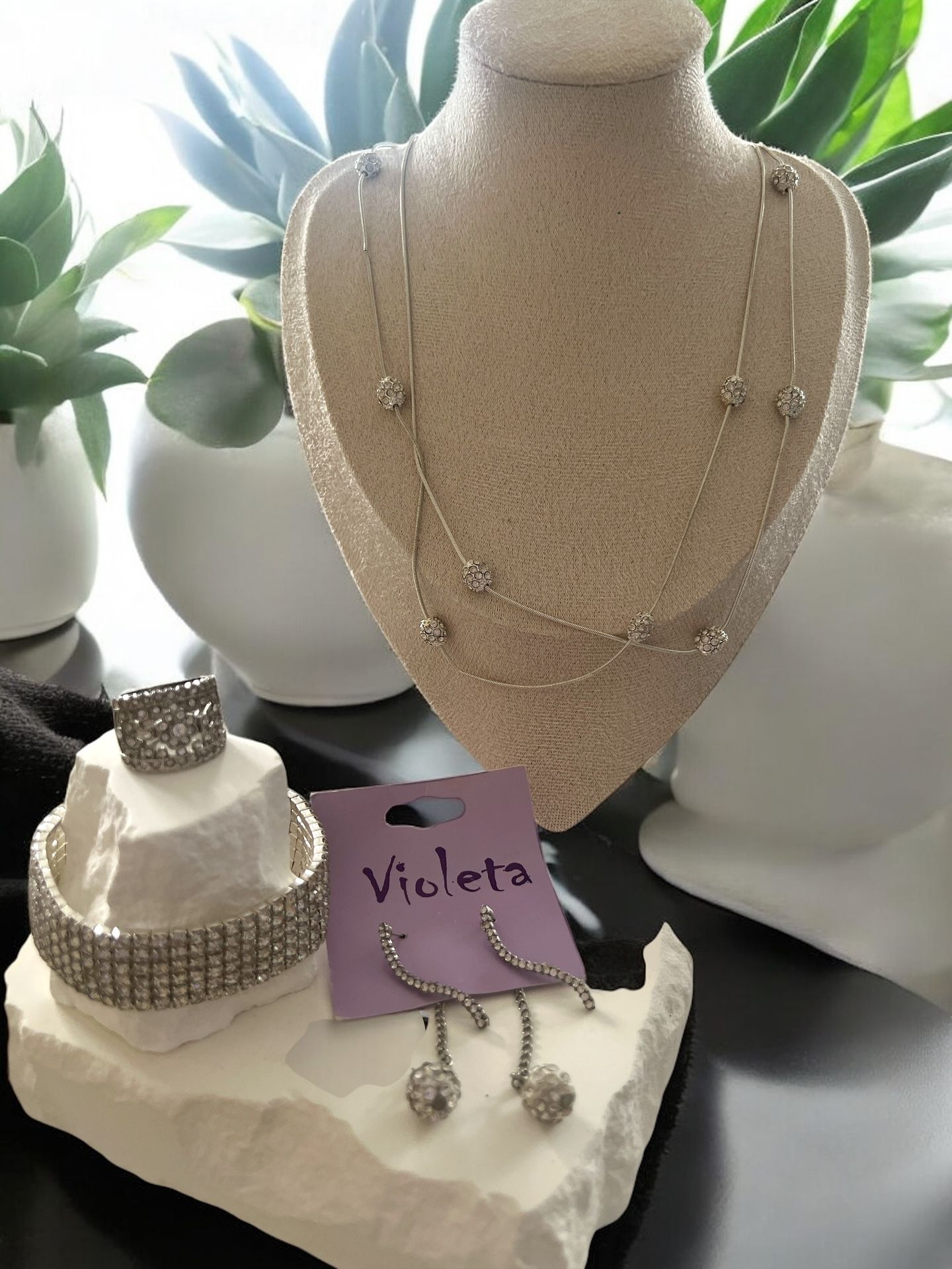 Silver Jewelry Set