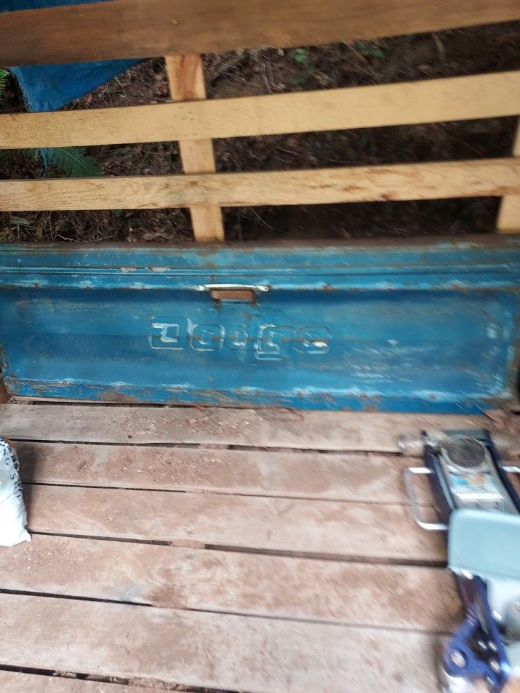Vintage Dodge Truck Tailgate