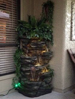Waterfall fountain