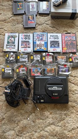 Sega Genesis 16-Bit Console with Games Bundle