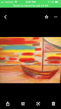 Painting of boat