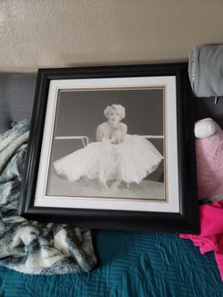 Marilyn Manroe Glass Picture Frame
