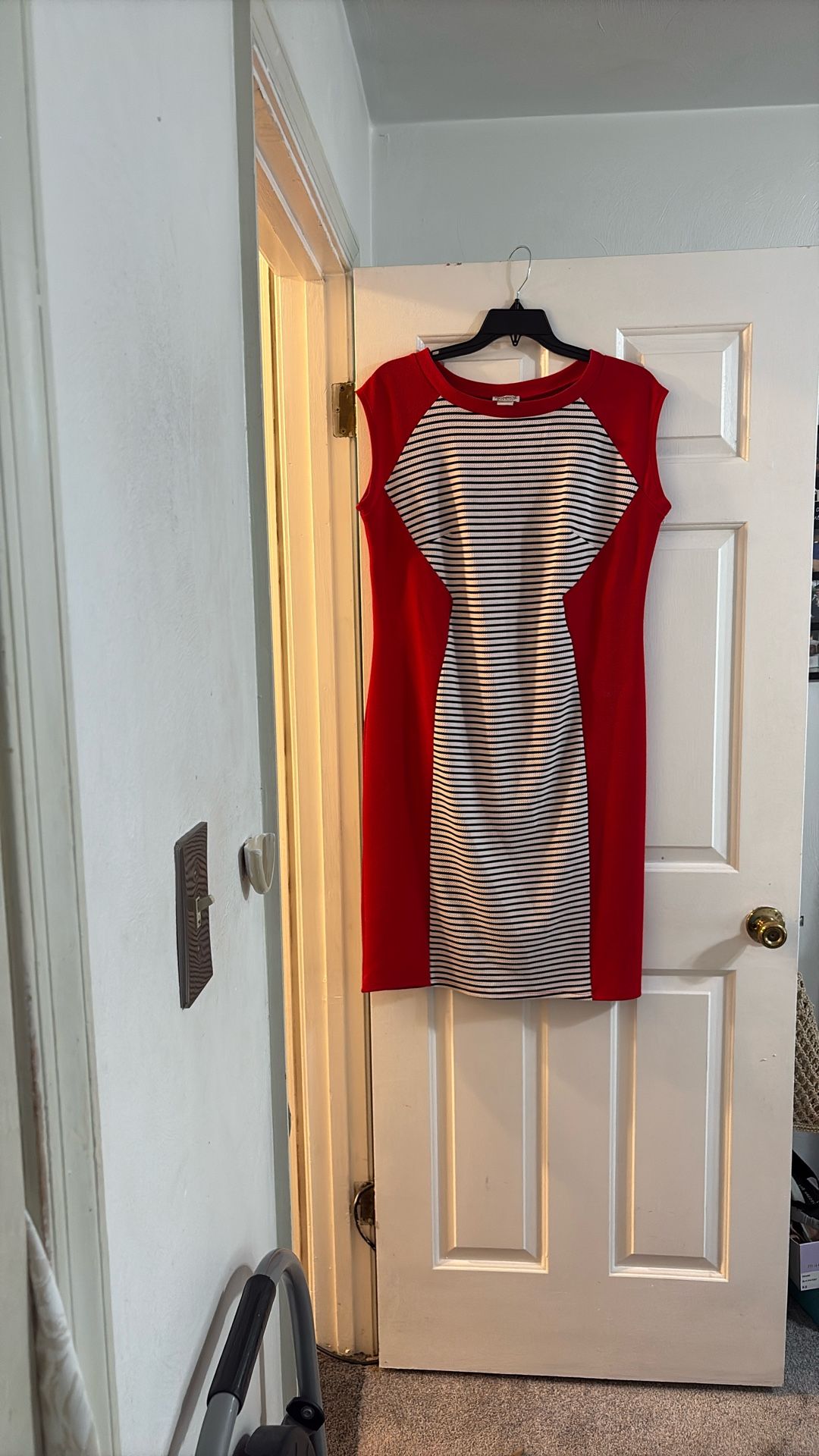 Red White And Blue Knit Dress