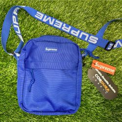 Supreme SS18 Royal Blue Shoulder Bag Cordura Authentic