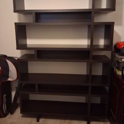 Bookcase Shelves Display Or Room Divider 