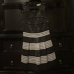 Black and White Striped Dress Size Small Originally $89
