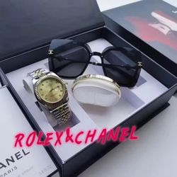 1:1 WATCH AND GLASSES SET
