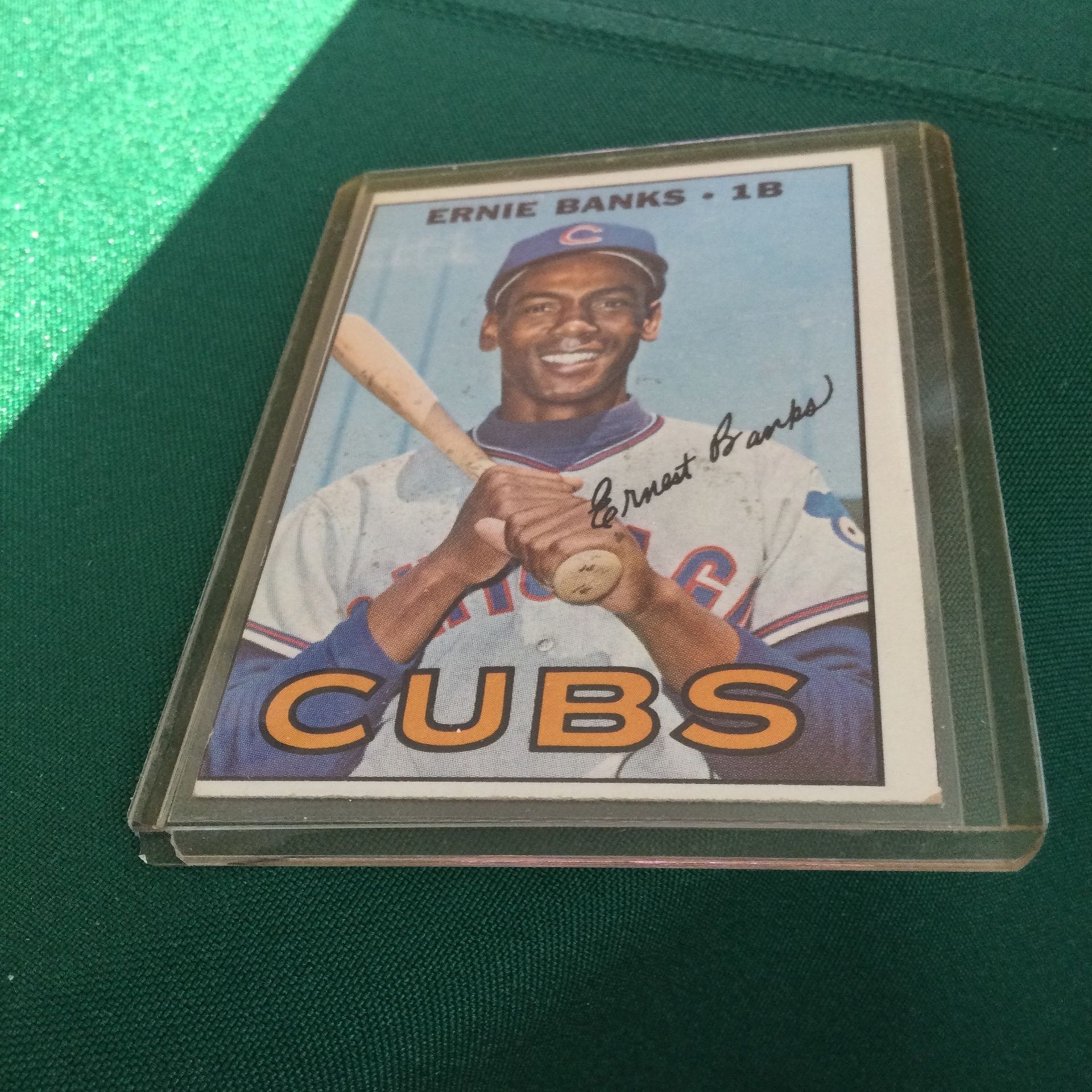 ANOTHER ERNIE BANKS CARD.