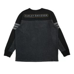 VINTAGE HARLEY DAVIDSON SWEATSHIRT XL MENS BLACK CREWNECK PULLOVER MOTORCYCLES