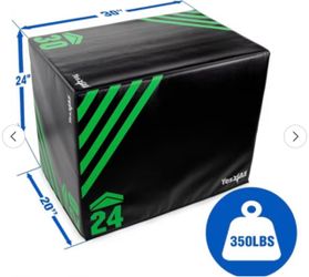 Yes4All 3-in-1 Soft Plyo Box 30x24x20