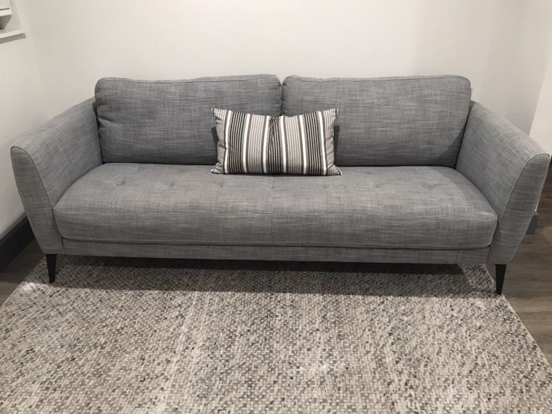 Grey sofa / couch - like new