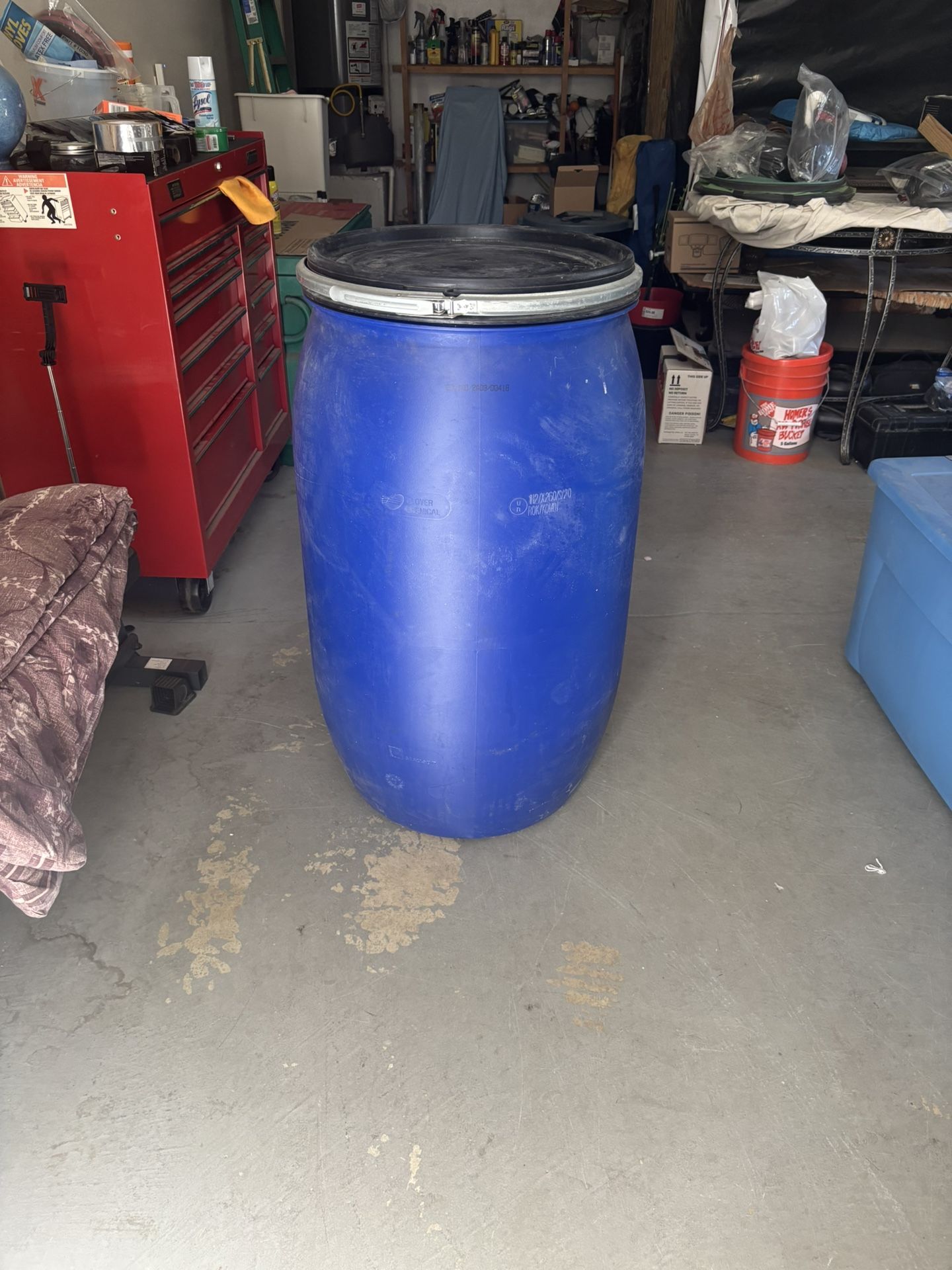 55 Gallon Plastic Drum