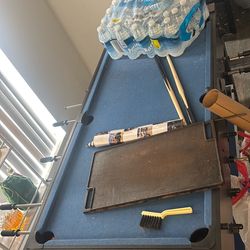 Pool table, ping pong and air hockey