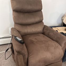 Brown Massage Recliner