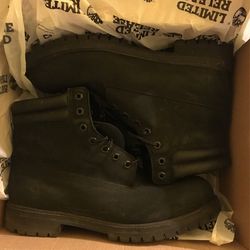 Black Timberland boots
