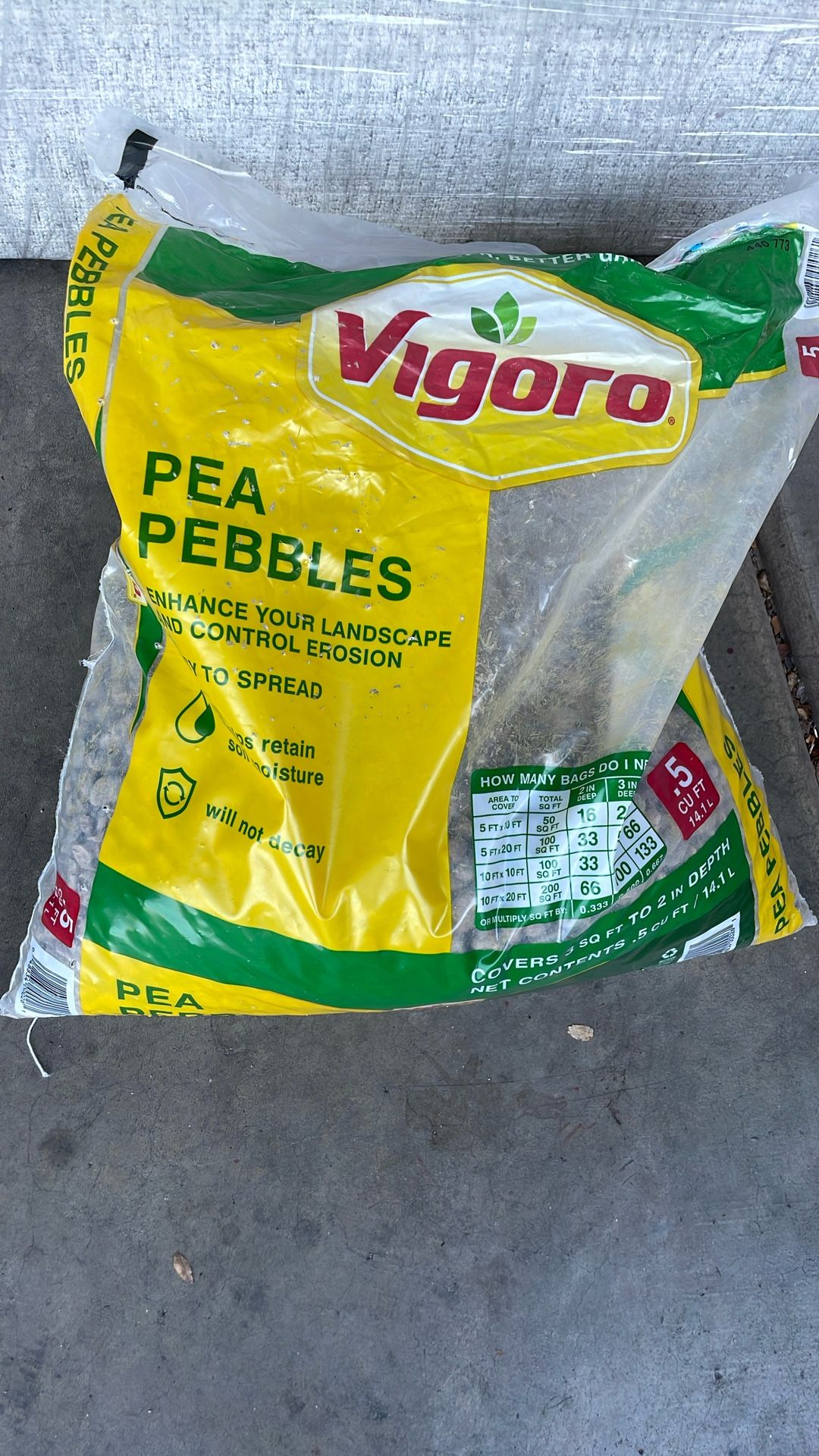 Free Vigoro Pea Pebbles Garden Gravel