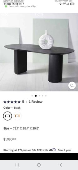 "Designer" dining table