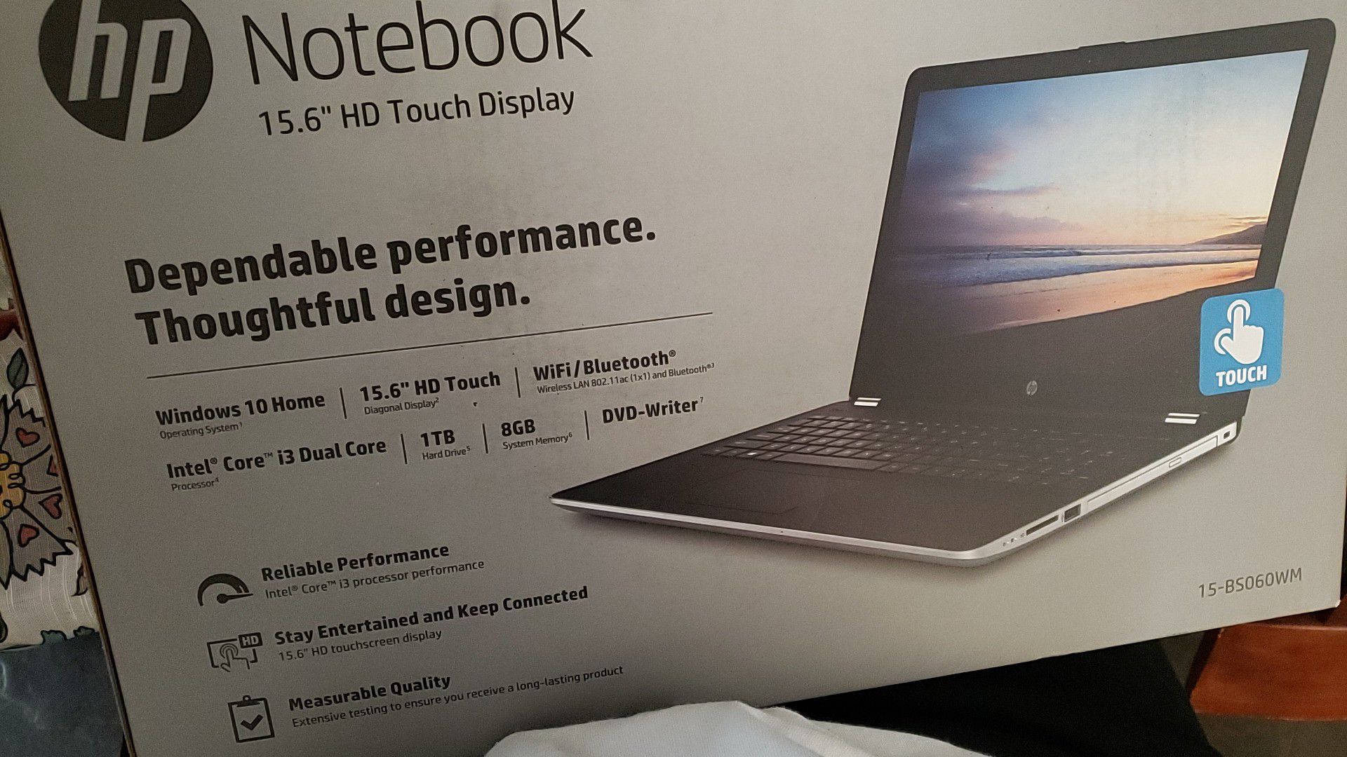HP Notebook touchscreen