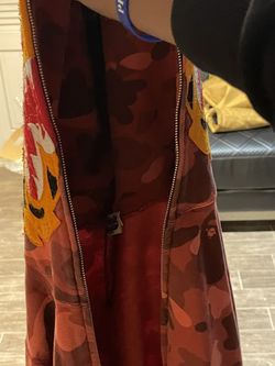 Tiger Bape Hoodie Red.
