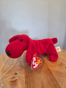 Ty Beanie Babies Rover” Beanie Baby Red Dog WITH TAG 1996 Vintage RETIRED