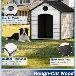 ❤️‍🔥 EHHLY 57" Extra Large Dog House Outdoor Weatherproof