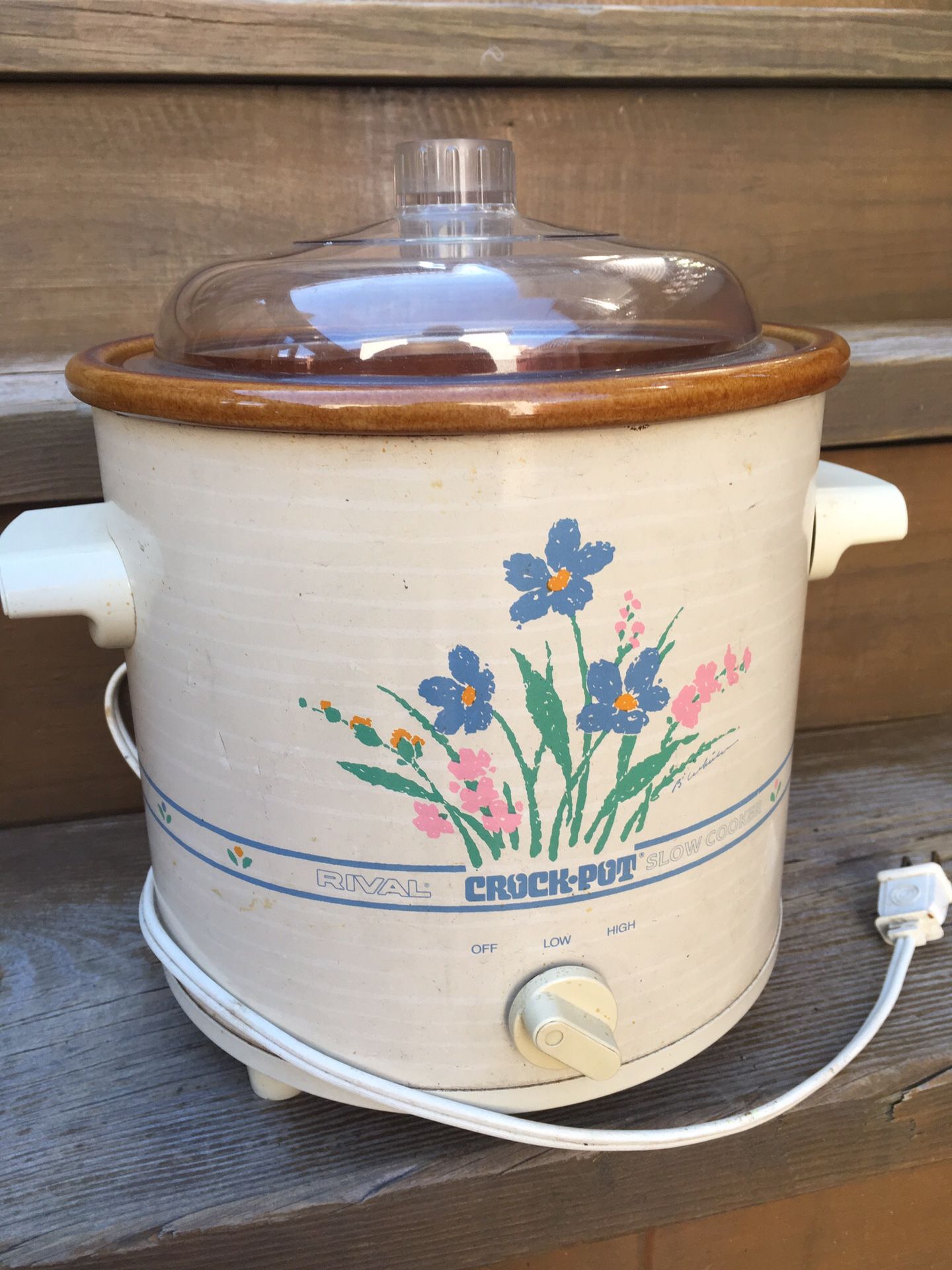 Vintage Rival Crock Pot - 3.5 Qt - Works Great