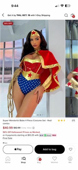 Wonder Woman fashion nova costume
