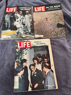 Late 1960s Look and Life magazines