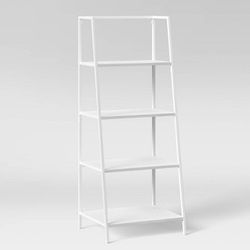 60" Loring 4 Shelf Trestle Bookcase White - Threshold