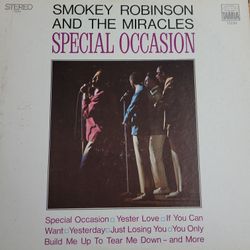 Smokey Robinson And The Miracles Special Occasion 