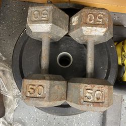 50lb Dumbbell Weights