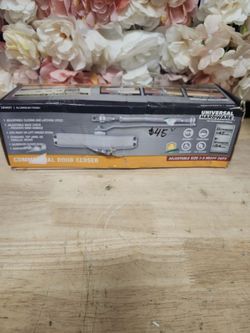 Universal Hardware
Size 1-5 Heavy Duty Commercial Door Closer - 3 Mounting Styles - ANSI Grade 1, UL 3-Hour Fire, ADA - Aluminum Finish