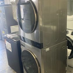 LG Wash Tower Washer And Gas Dryer