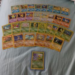 Vintage pokemon cards