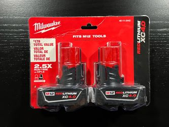 Milwaukee M12 12V Lithium-Ion XC Extended Capacity 4.0 Ah Battery Pack