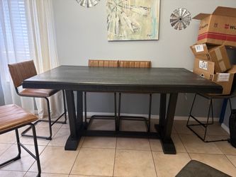 Dining room table without chairs